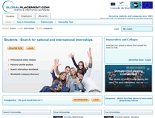 Tablet Screenshot of globalplacement.org